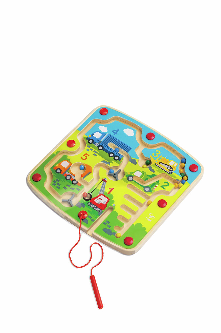 Labyrinthe magnétique véhicules de chantier